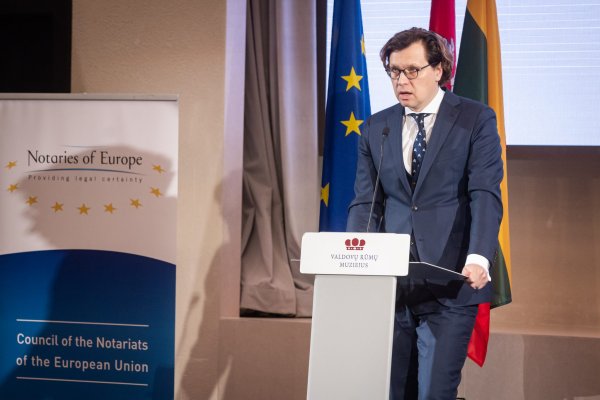 Marius Stračkaitis: pirmininkavimas ES notariatų tarybai praeis sklandžiai, nes viską kruopščiai...