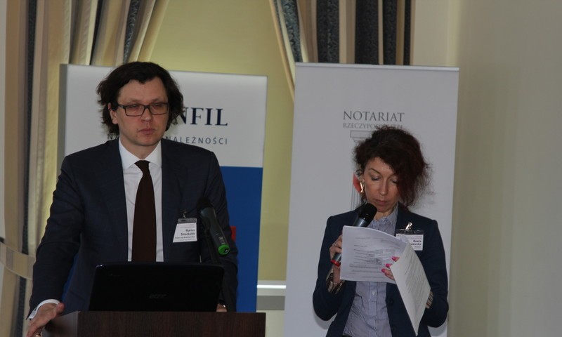 Доклад президента НПЛ М. Страчкайтис на конференции в Варшаве 21 мая 2014 г. 
