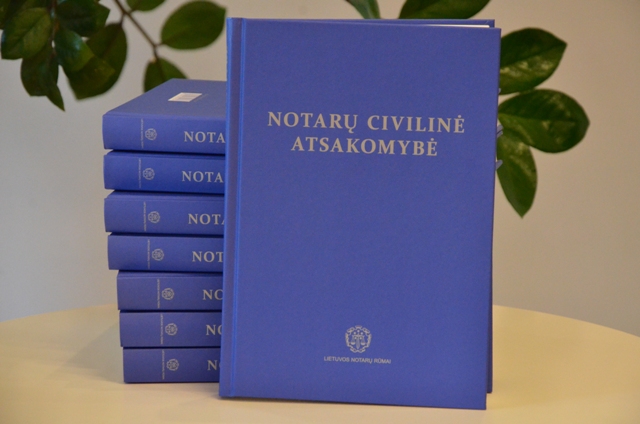 Pristatyta kolektyvinė monografija "Notarų civilinė atsakomybė"